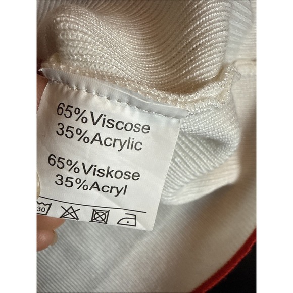 Belle Poque Womens L Cardigan Red White Gingham Cottagecore Retro Rockabilly - Picture 6 of 7